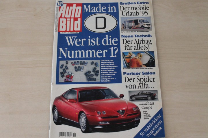 Deckblatt Auto Bild (40/1994)
